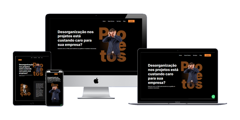 O novo site da Via Projetos se adapta perfeitamente a qualquer dispositivo, oferecendo uma experiência fluida e intuitiva para os usuários.