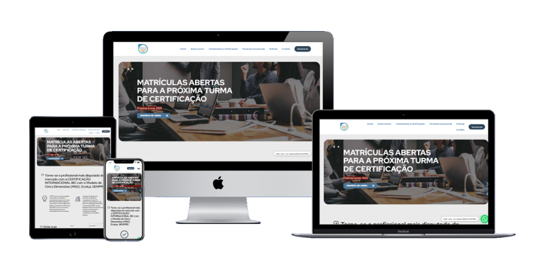 Captura de tela do novo site da PPP Connect, com design moderno e foco em conversão.